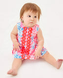 Baby Lilly Infant Shift Dress - Resort White Lil Sun Sea Sand