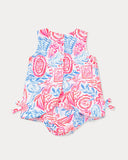 Baby Lilly Infant Shift Dress - Resort White Lil Sun Sea Sand