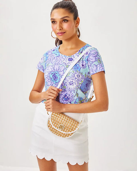 Lilly Pulitzer Women's Etta Scoop Neck Top - Multi Let It Gogh