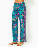Lilly Pulitzer Women's 32" Bal Harbour Palazzo Pant - Low Tide Navy Life Of The Party Engineered Pant selected