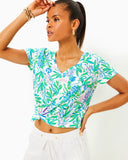 Lilly Pulitzer Women's Meredith Tee - Resort White Just A Pinch