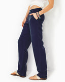Lilly Pulitzer Women's 32" Breeta Linen Trouser - True Navy X True Navy