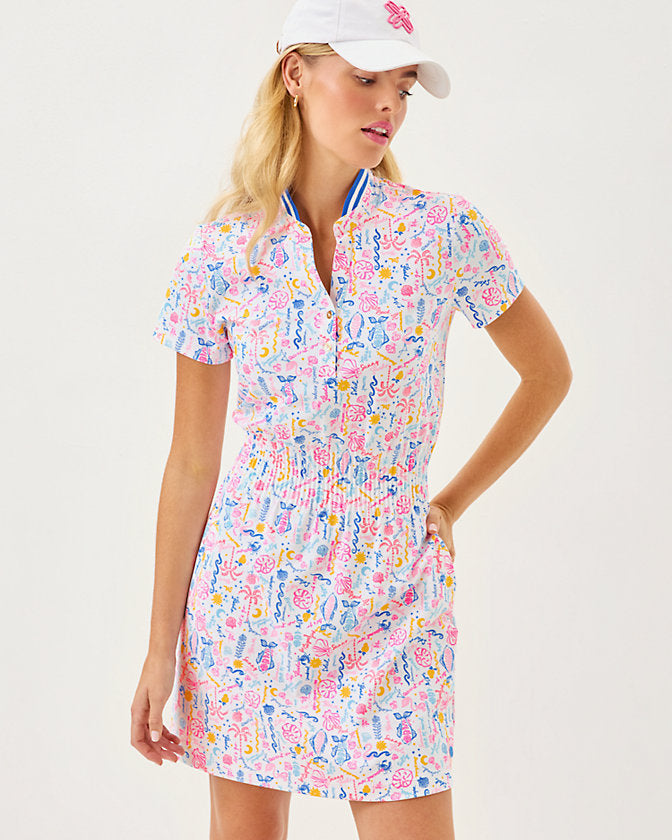 Lilly Pulitzer UPF 50+ Luxletic Love Active Dress - Multi Summer Serenade