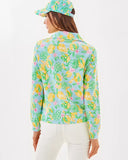 Lilly Pulitzer Women's UPF 50+ Eleni Pullover - Bluette Make Lemonade