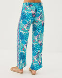 Lilly Pulitzer 32" Bal Harbour Palazzo Pant - Breezy Aqua Best Fronds Forever