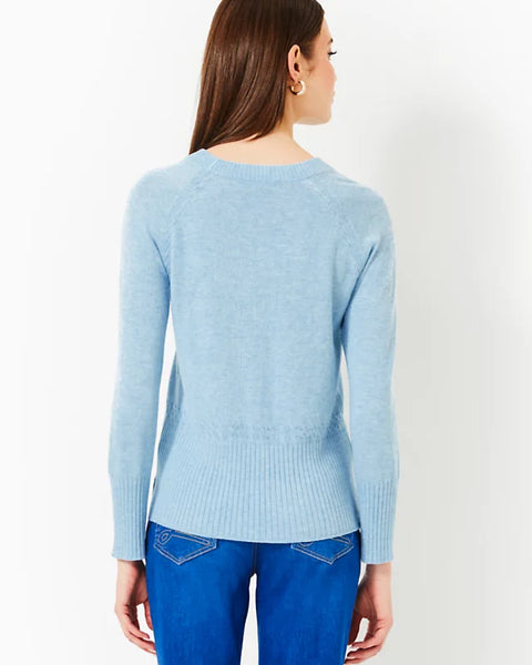 (取寄) リリー ピュリッツァー レディース ベッドフォード セーター Lilly Pulitzer women Bedford Sweater Bonaire Blue Marl 取寄) リリー ピュリッツァー レディース ベッドフォード