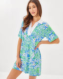 Lilly Pulitzer Women's UPF 50+ Alden Dress - Sunwashed Blue Plumes In Bloom