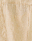 Lilly Pulitzer Seaspray Linen Jacket - Wicker Tan x Resort White