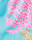 Lilly Pulitzer Avida Zip-Up Terry Hoodie - Multi Royal Coral