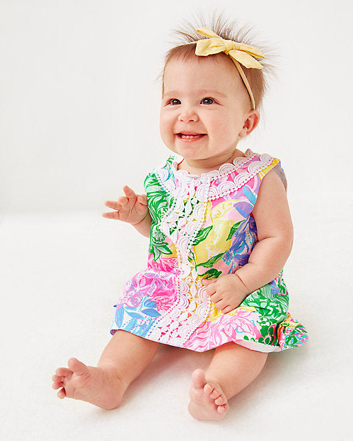 Lilly Pulitzer Baby Lilly Shift Dress - Multi Bright Delight Patch
