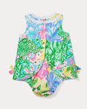 Lilly Pulitzer Baby Lilly Shift Dress - Multi Bright Delight Patch