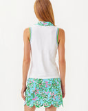 Lilly Pulitzer Women's UPF 50+ Luxletic Alister Polo - Multi Lil Sun Of A Bun