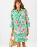 Lilly Pulitzer Women's Daphnie Tunic Dress - Multi Plumes In Bloom Engineered Woven Dress