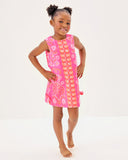 Lilly Pulitzer Little Lilly Classic Shift Dress - Sunkissed Pink Breezy Palm Engineered