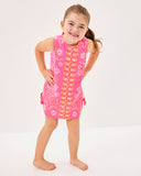 Lilly Pulitzer Little Lilly Classic Shift Dress - Sunkissed Pink Breezy Palm Engineered