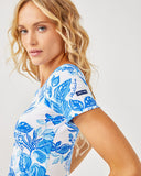 Lilly Pulitzer x Saint James Garde Cote MC Top in Azure Soleil