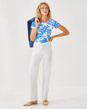 Lilly Pulitzer x Saint James Garde Cote MC Top in Azure Soleil