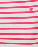 Lilly Pulitzer x Saint James Miniquidame Tee in Rose Soleil Stripes