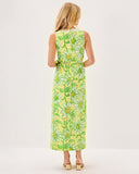 Lilly Pulitzer Fresia Stretch Maxi Shift Dress - Limoncello Sunbelievable