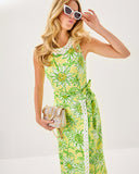 Lilly Pulitzer Fresia Stretch Maxi Shift Dress - Limoncello Sunbelievable