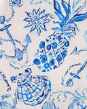 Lilly Pulitzer Anabelle Stretch Shift Dress - Resort White Barefoot Beachcombers