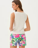 Lilly Pulitzer Brockton V-Neck Sweater Tank - Coconut