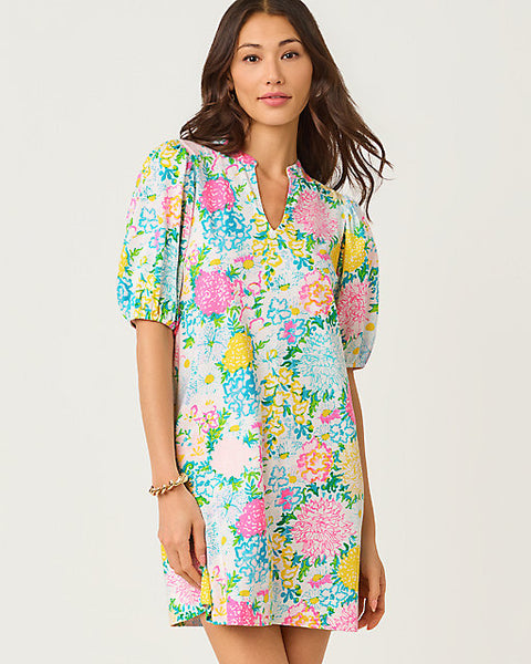 dress lilly Carey Color:Provence Navy (Striped) Elegant Black Mesh Tiered SizeRange:Regular Victoria has always loved