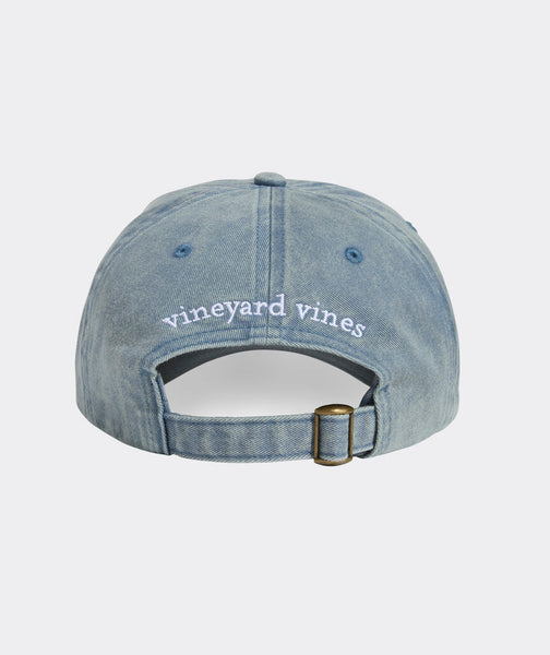 (取寄) ヴィンヤードヴァインズ メンズ クラシック ベースボール ハット Vineyard Vines men Classic Baseball Hat Moonshine Vineyard Vines Men's Moonshine Blue Script Logo Ripstop Baseball