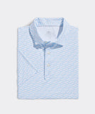 Vineyard Vines Men's Palmero Polo - Green Micro Wht Cap
