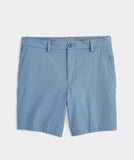 Vineyard Vines Men's 7 Inch On-The-Go Shorts - Smoke Blue