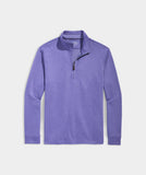 Vineyard Vines Herringbone Bluffs Performance Quarter-Zip - Blue Violet