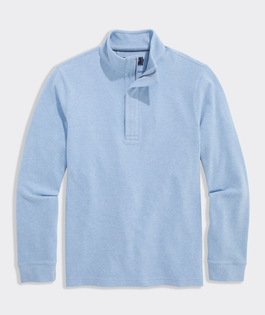 Vineyard Vines Men's Calmwater Quarter Zip - Jake Blue