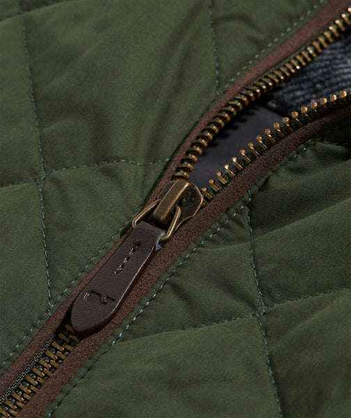Vineyard Vines Men's Dorset Quilted Vest - Forest Olive