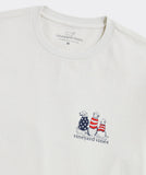 Vineyard Vines Men's Americana Dogs Short-Sleeve Tee - Stone