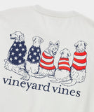 Vineyard Vines Men's Americana Dogs Short-Sleeve Tee - Stone