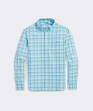 Vineyard Vines Men's On-The-Go Lightweight Plaid Shirt - Island Paradise