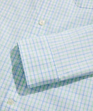 Vineyard Vines Men's Stretch Poplin Tattersall Shirt - Mint Sprig Plaid