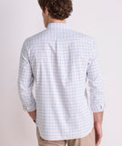 Vineyard Vines Men's Moorings Tattersall Performance Cotton Shirt - Peaches & Cream