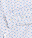 Vineyard Vines Men's Moorings Tattersall Performance Cotton Shirt - Peaches & Cream