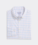 Vineyard Vines Men's Moorings Tattersall Performance Cotton Shirt - Peaches & Cream