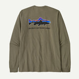 Patagonia Men's Long-Sleeved Home Water Trout Responsibili-Tee® - River Rock Green