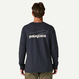 Patagonia Men's Long-Sleeve Casting Logo Responsibili-Tee® - Pumice