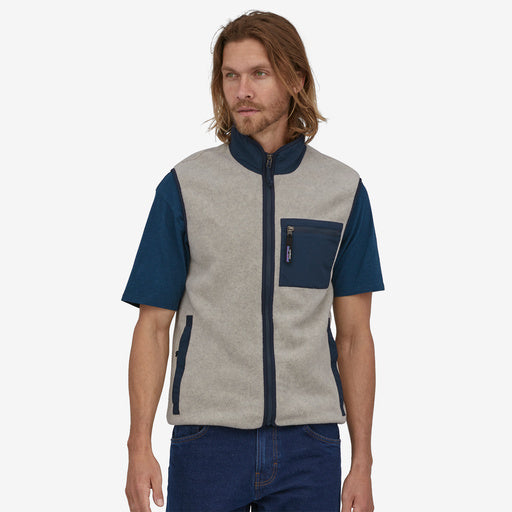 Patagonia Men's Synchilla® Fleece Vest Oatmeal Heather Krizia