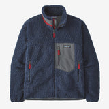 Patagonia Men's Classic Retro-X® Fleece Jacket - New Navy w/Wax Red