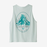 Patagonia Women's Capilene® Cool Trail Cropped Tank Top - Chouinard Crest: Wispy Green