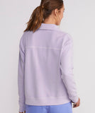 Vineyard Vines Women's Polo Popover Sweatshirt -  Sea Grape