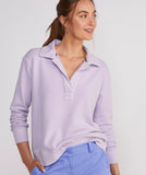 Vineyard Vines Women's Polo Popover Sweatshirt -  Sea Grape