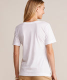 Vineyard Vines Women's Pima Cotton V-Neck Tee - White Cap