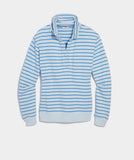 Vineyard Vines Women's Striped Polo Popover Sweatshirt - Ice Water