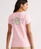 Vineyard Vines Classic Margarita Logo Box Short-Sleeve Pocket Tee - Flamingo